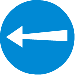Compulsory turn left 