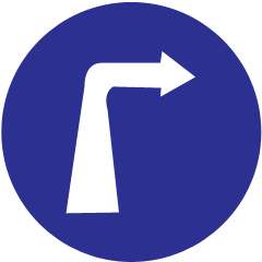 Compulsory turn right